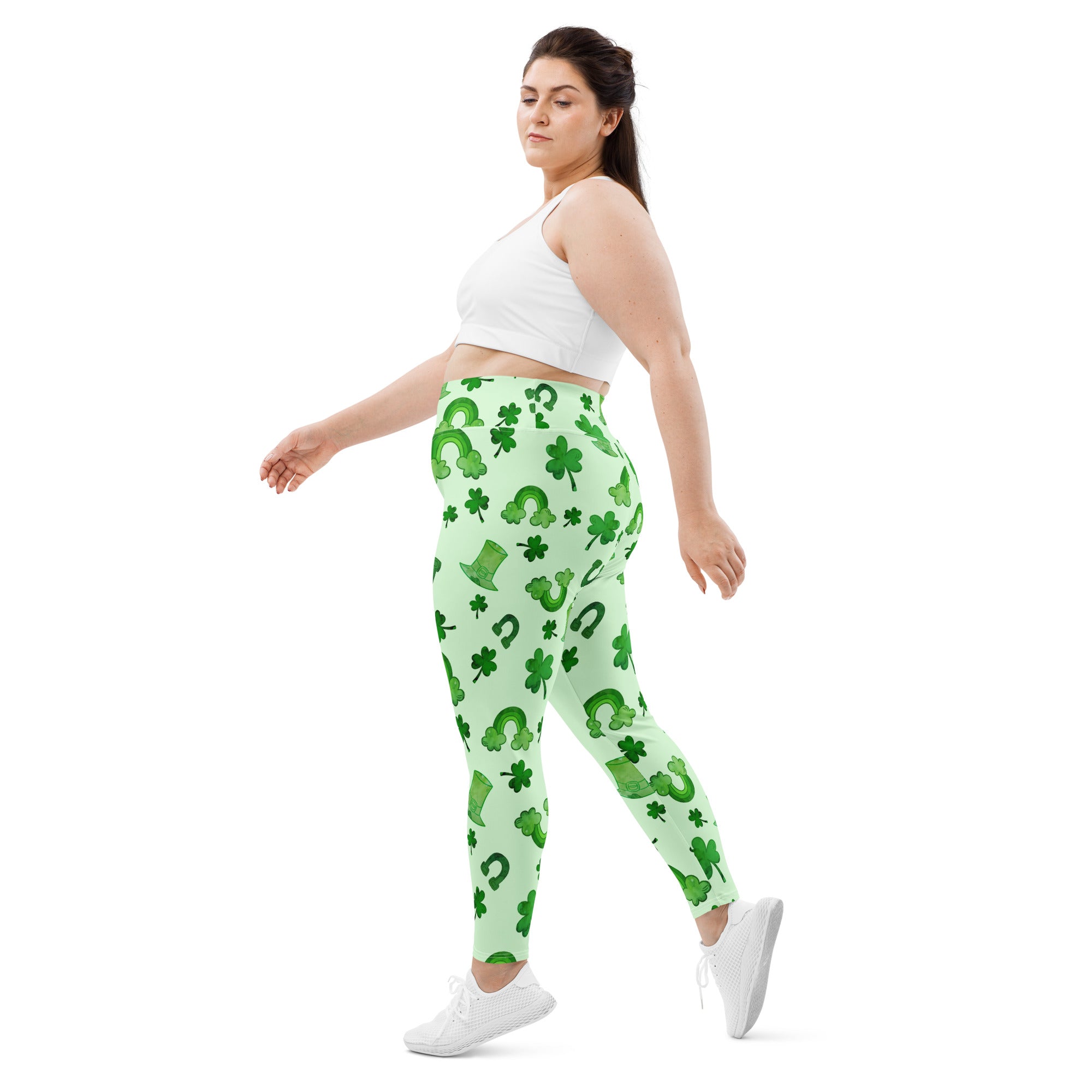 Plus size st patty's day leggings hotsell