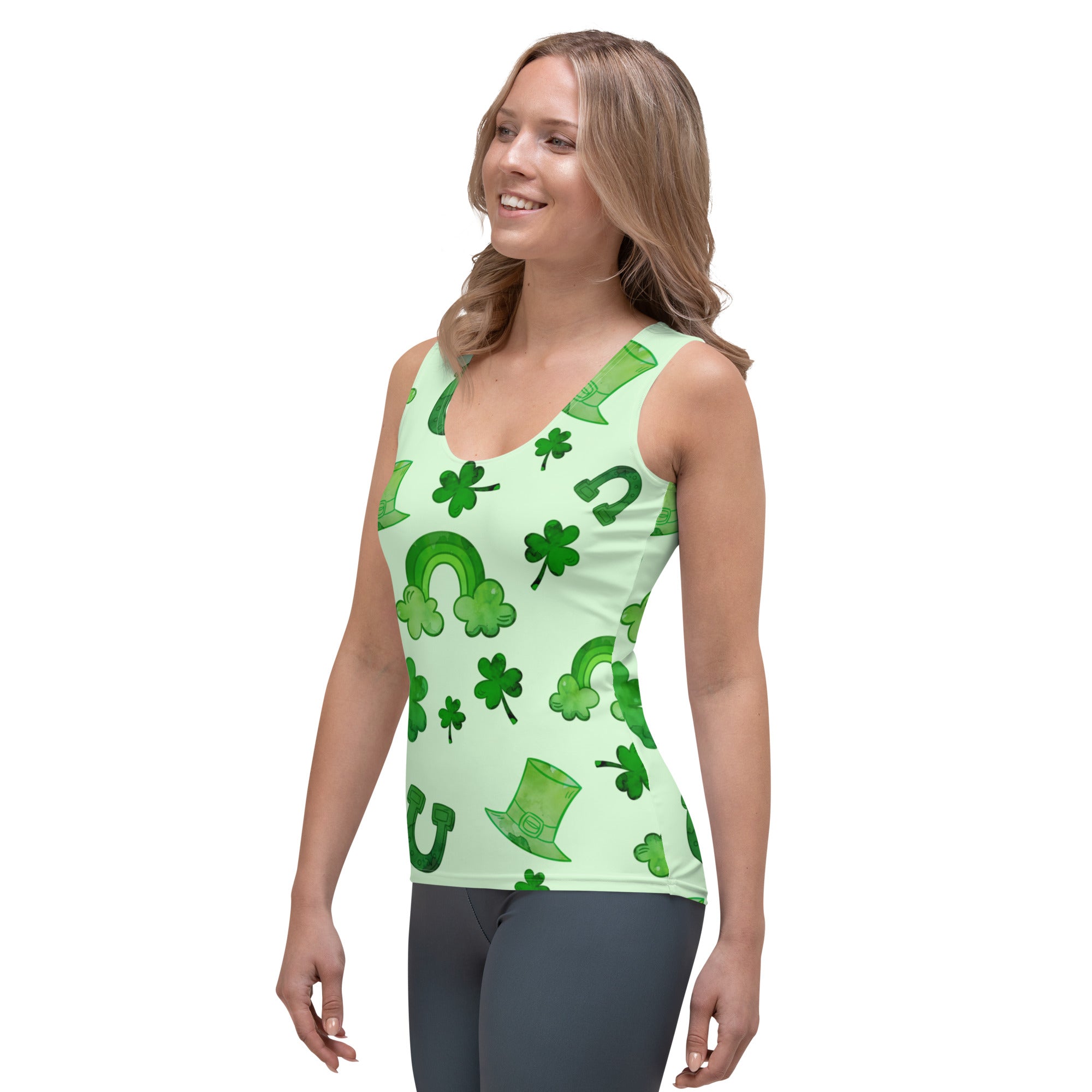 Watercolor St. Patrick's Day Tank Top