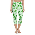 Watercolor St. Patrick's Day Yoga Capris