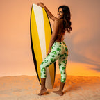 Watercolor St. Patrick's Day Yoga Capris