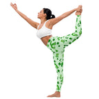 Watercolor St. Patrick's Day Yoga Leggings