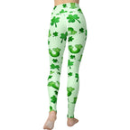 Watercolor St. Patrick's Day Yoga Leggings