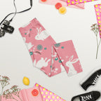 White Easter Bunnies Capris