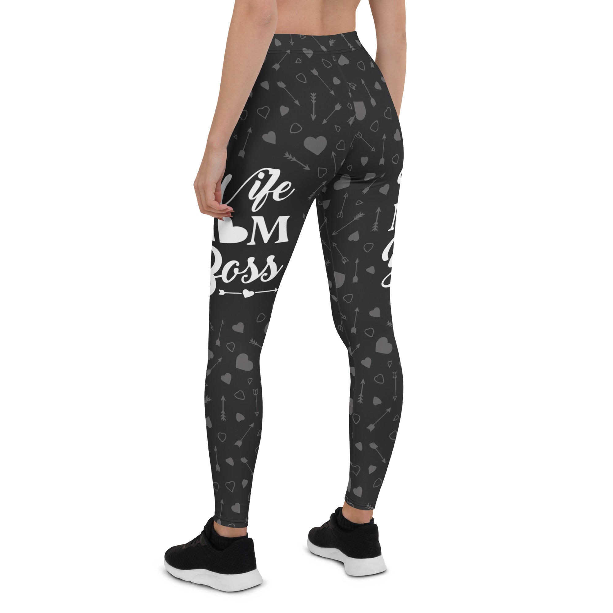Wife Mom Boss Leggings