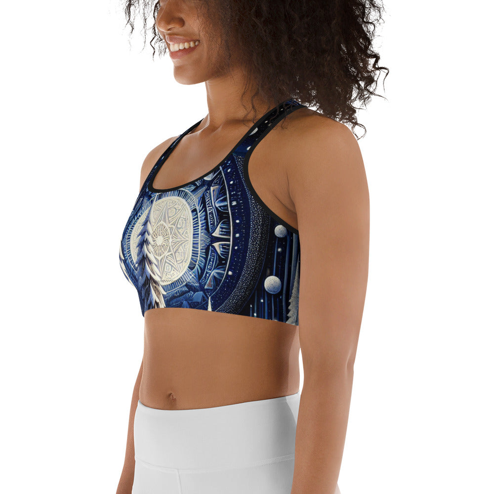 Winter Wonderland Sports Bra