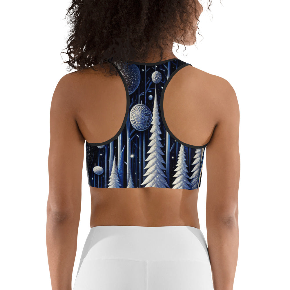 Winter Wonderland Sports Bra