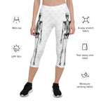 X-Ray Skeleton Print Capris