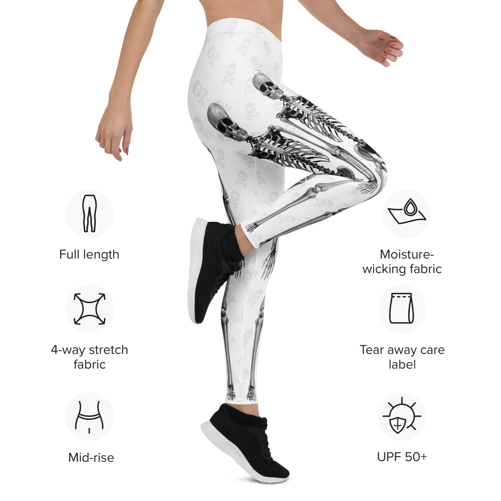 X-Ray Skeleton Print Leggings
