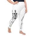 X-Ray Skeleton Print Plus Size Leggings