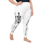 X-Ray Skeleton Print Plus Size Leggings