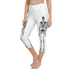 X-Ray Skeleton Print Yoga Capris