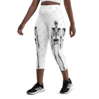 X-Ray Skeleton Print Yoga Capris