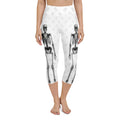 X-Ray Skeleton Print Yoga Capris
