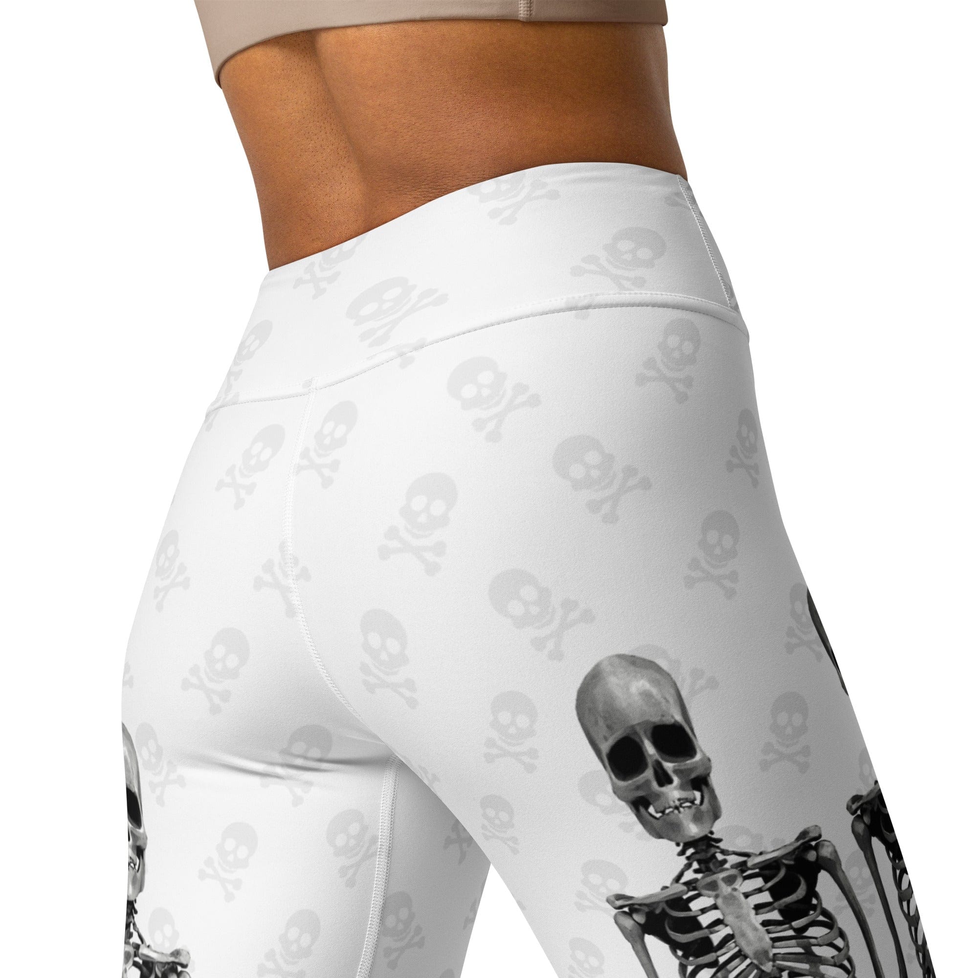 X-Ray Skeleton Print Yoga Leggings