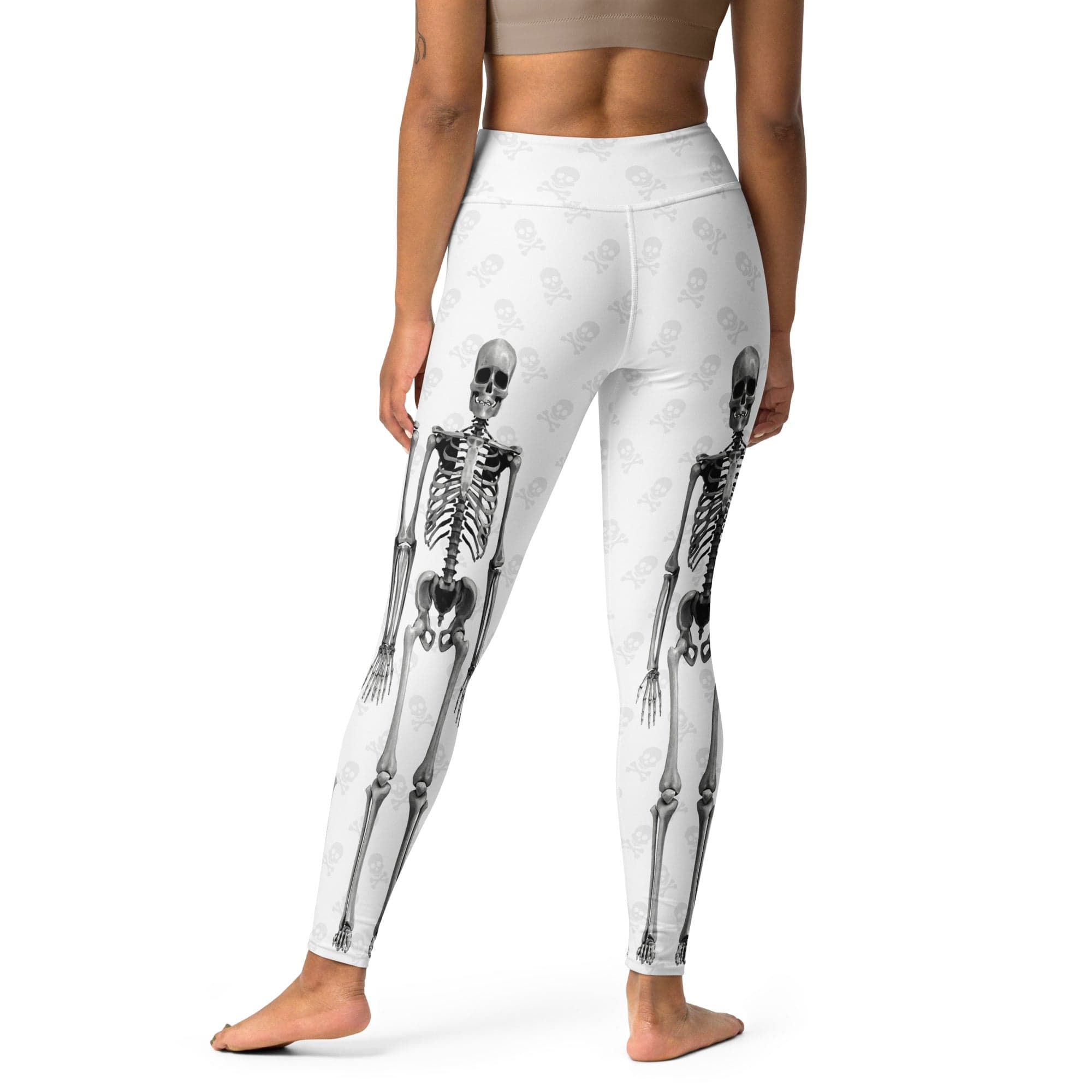 X-Ray Skeleton Print Yoga Leggings