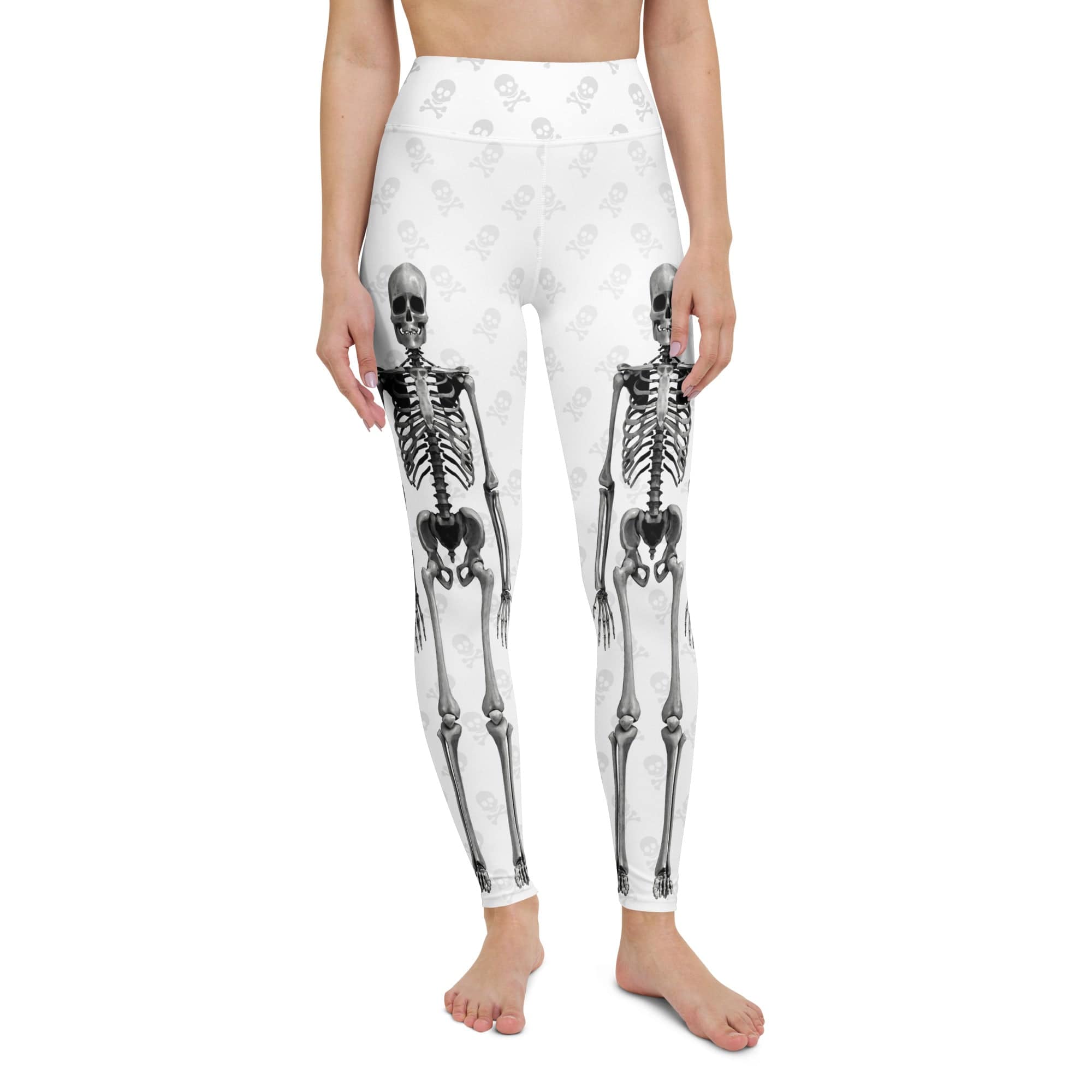 X-Ray Skeleton Print Yoga Leggings