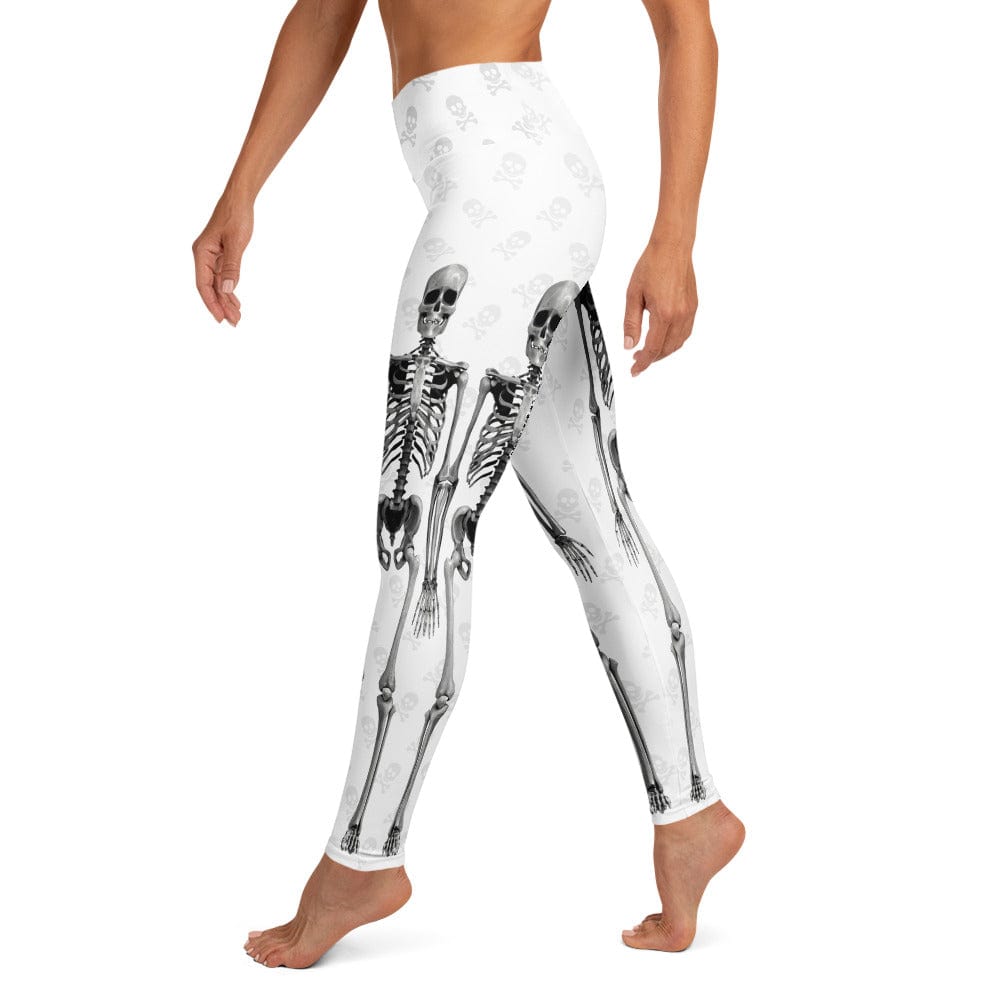 X-Ray Skeleton Print Yoga Leggings