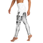X-Ray Skeleton Print Yoga Leggings