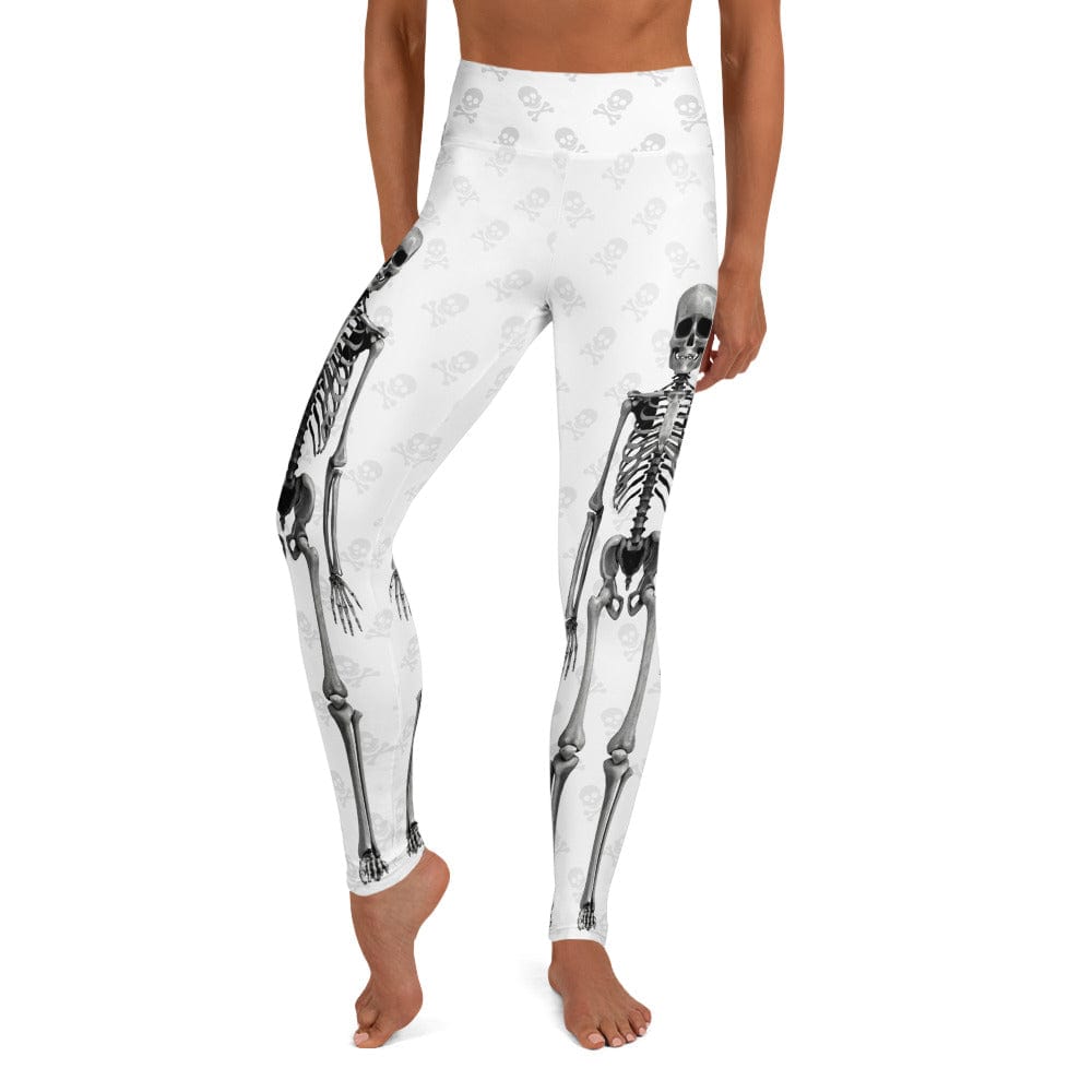 X-Ray Skeleton Print Yoga Leggings