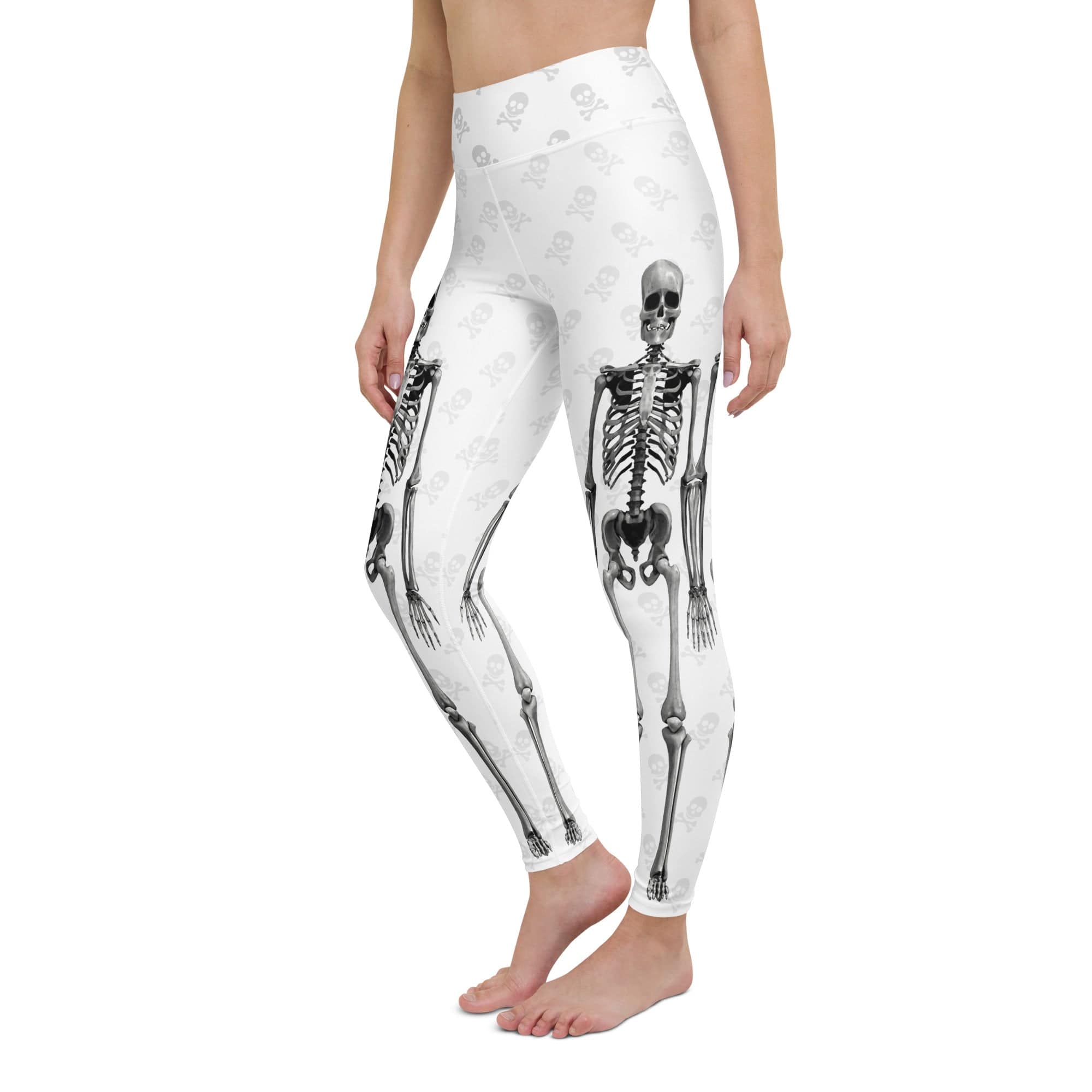 X-Ray Skeleton Print Yoga Leggings