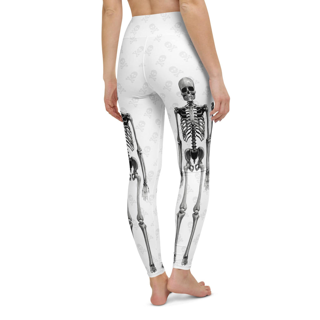 X-Ray Skeleton Print Yoga Leggings