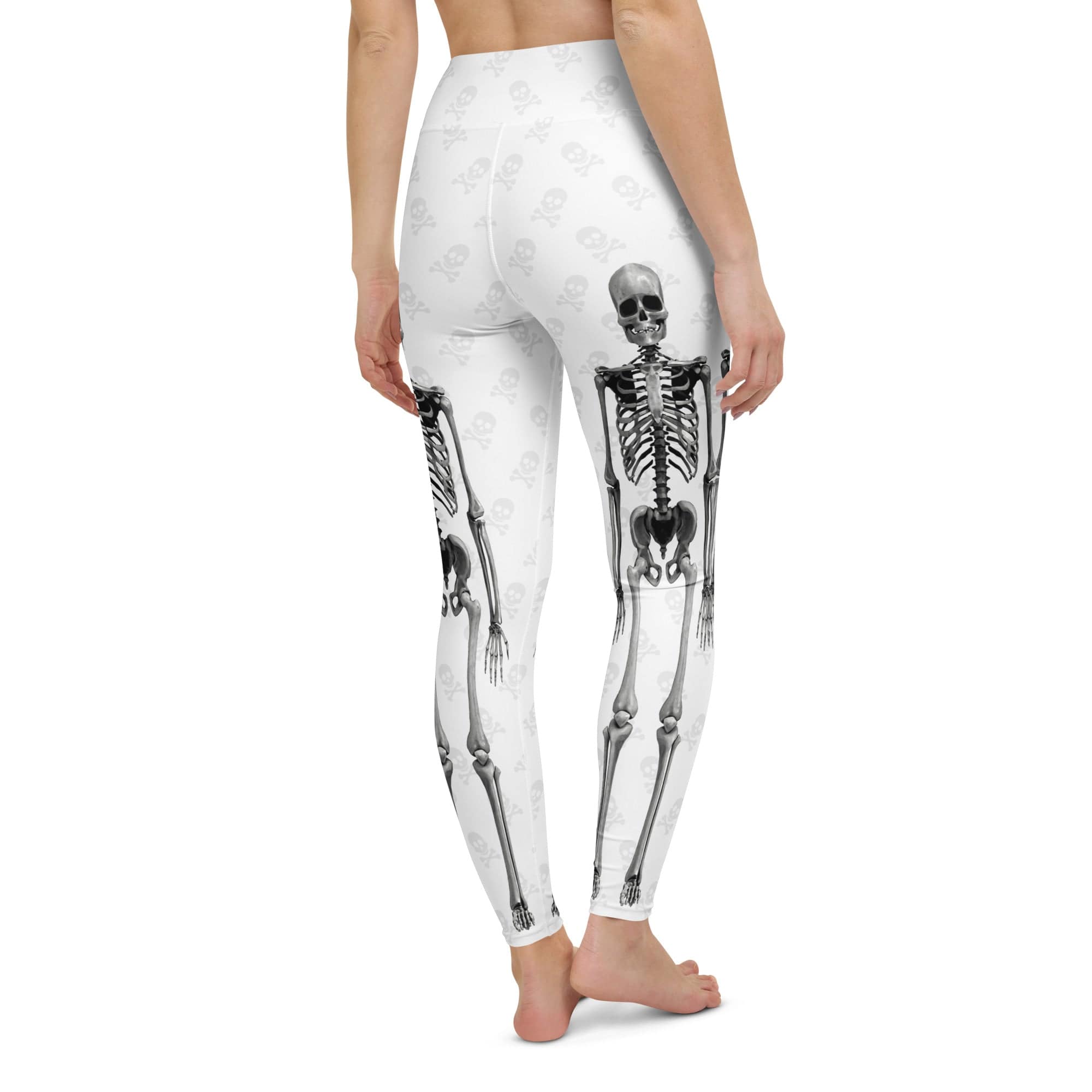 X-Ray Skeleton Print Yoga Leggings
