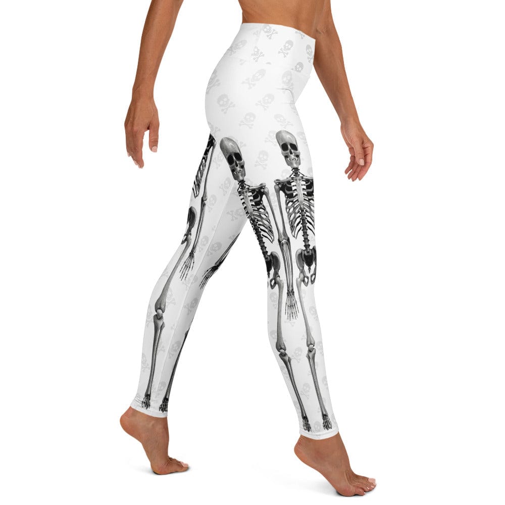 X-Ray Skeleton Print Yoga Leggings
