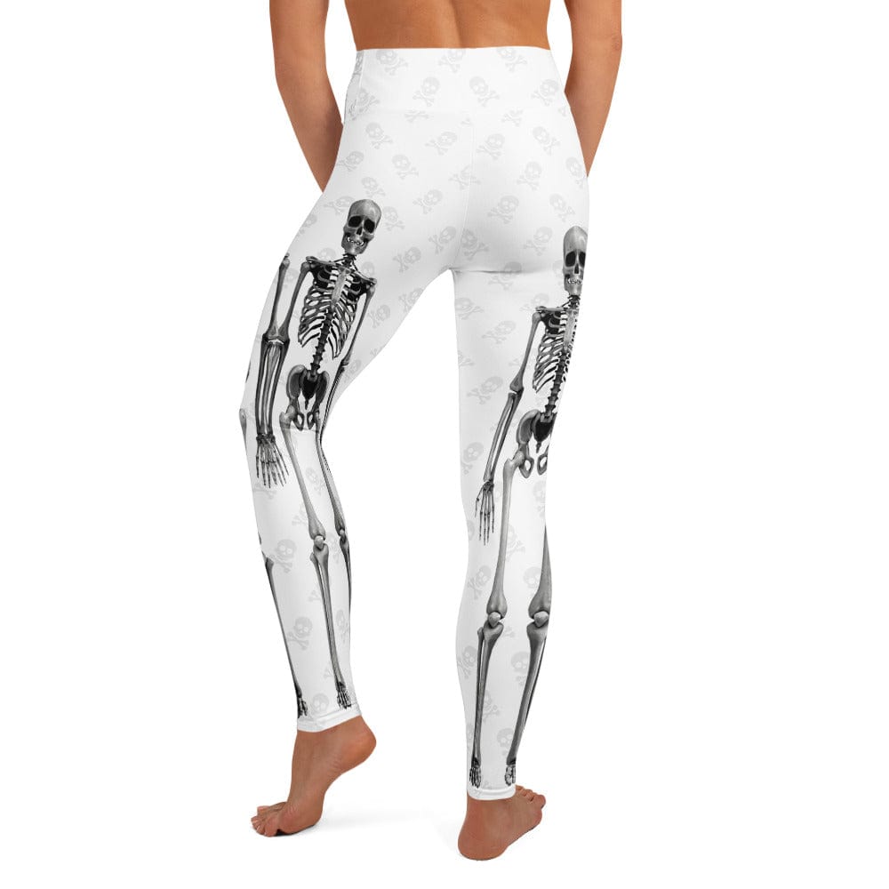 X-Ray Skeleton Print Yoga Leggings