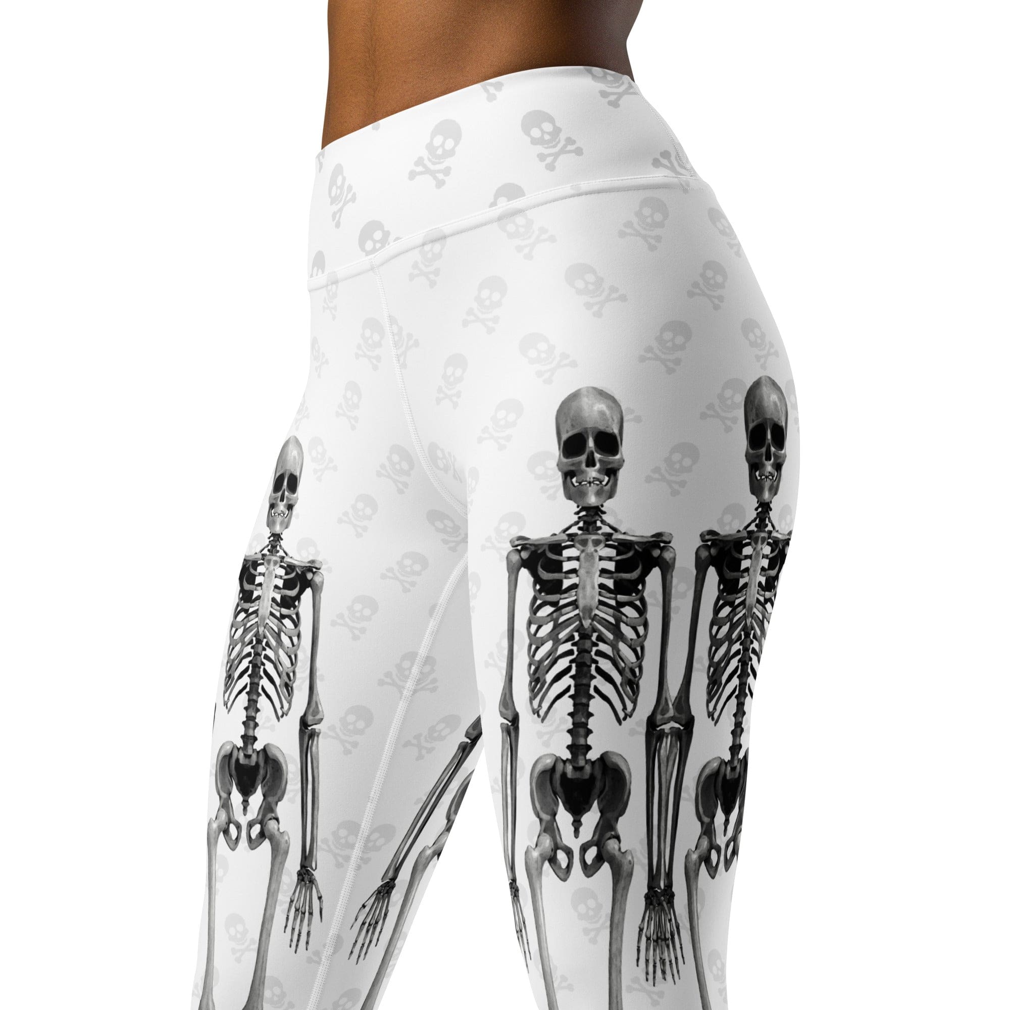 X-Ray Skeleton Print Yoga Leggings
