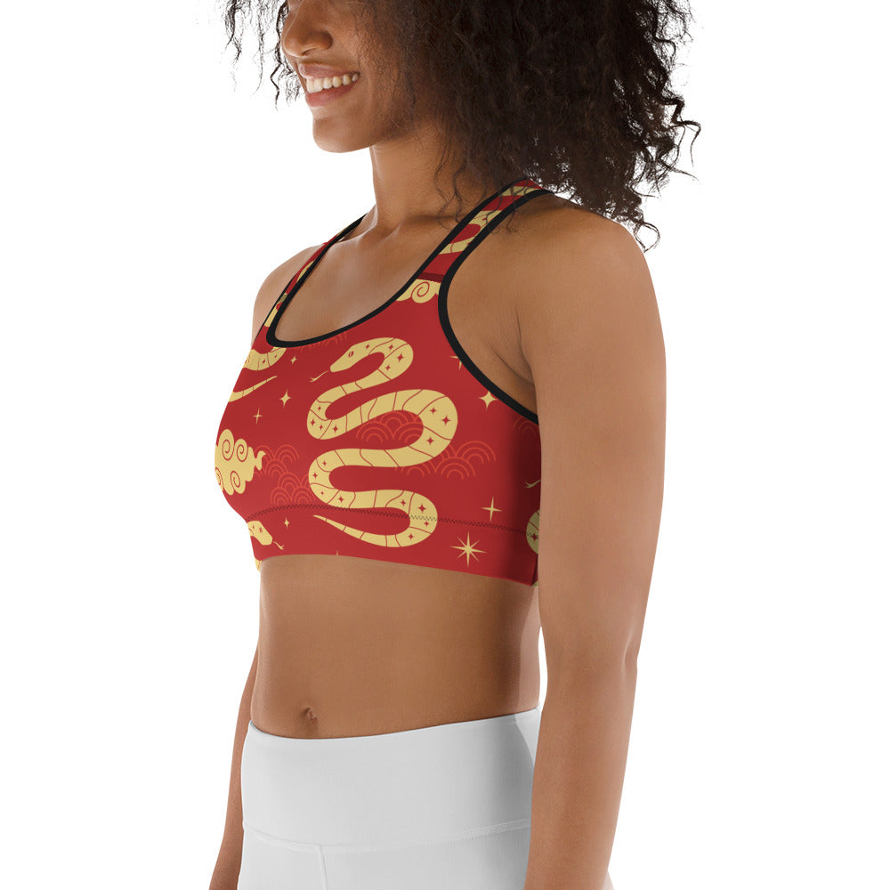 Year Of The Snake Sports Bra