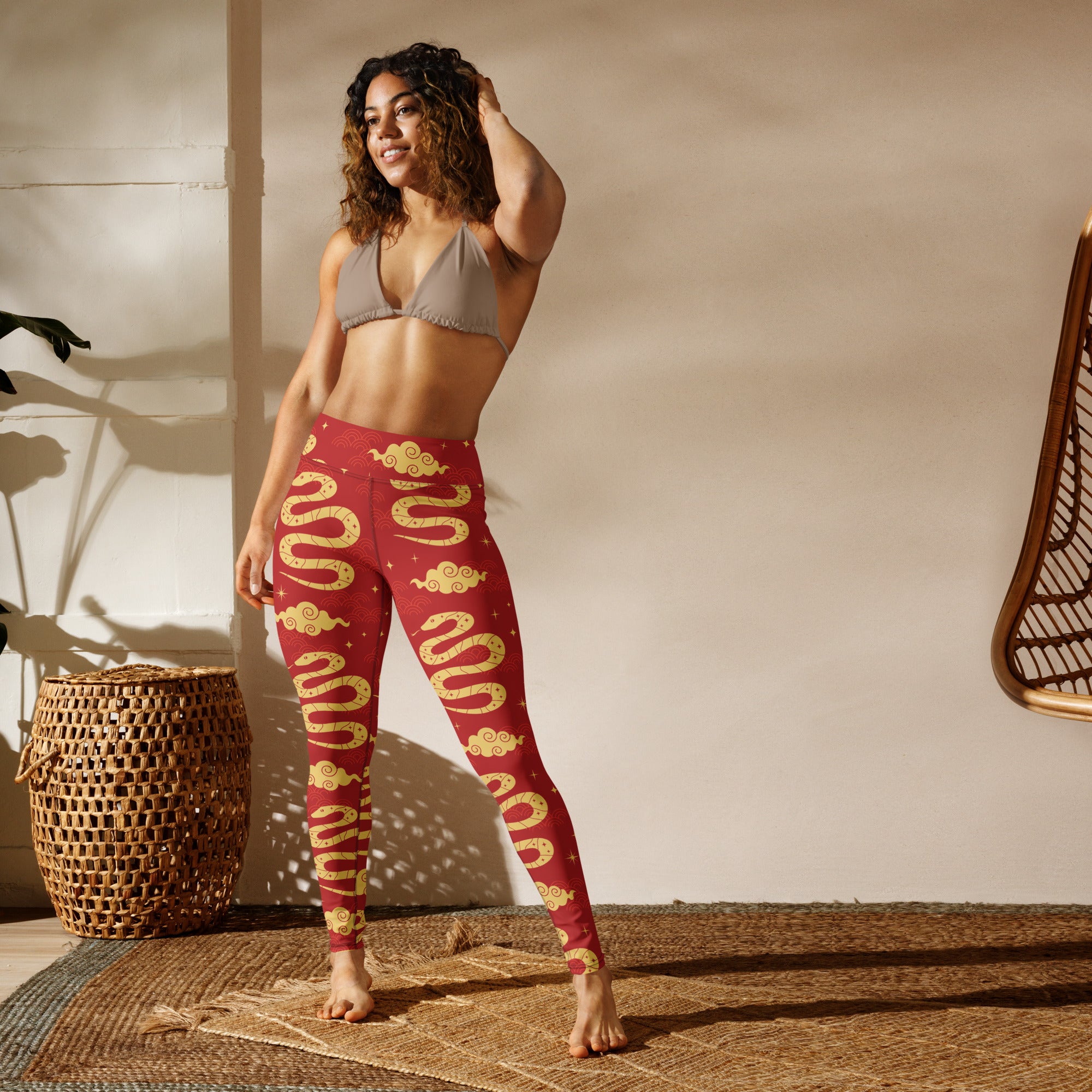 Year Of The Snake Yoga Leggings