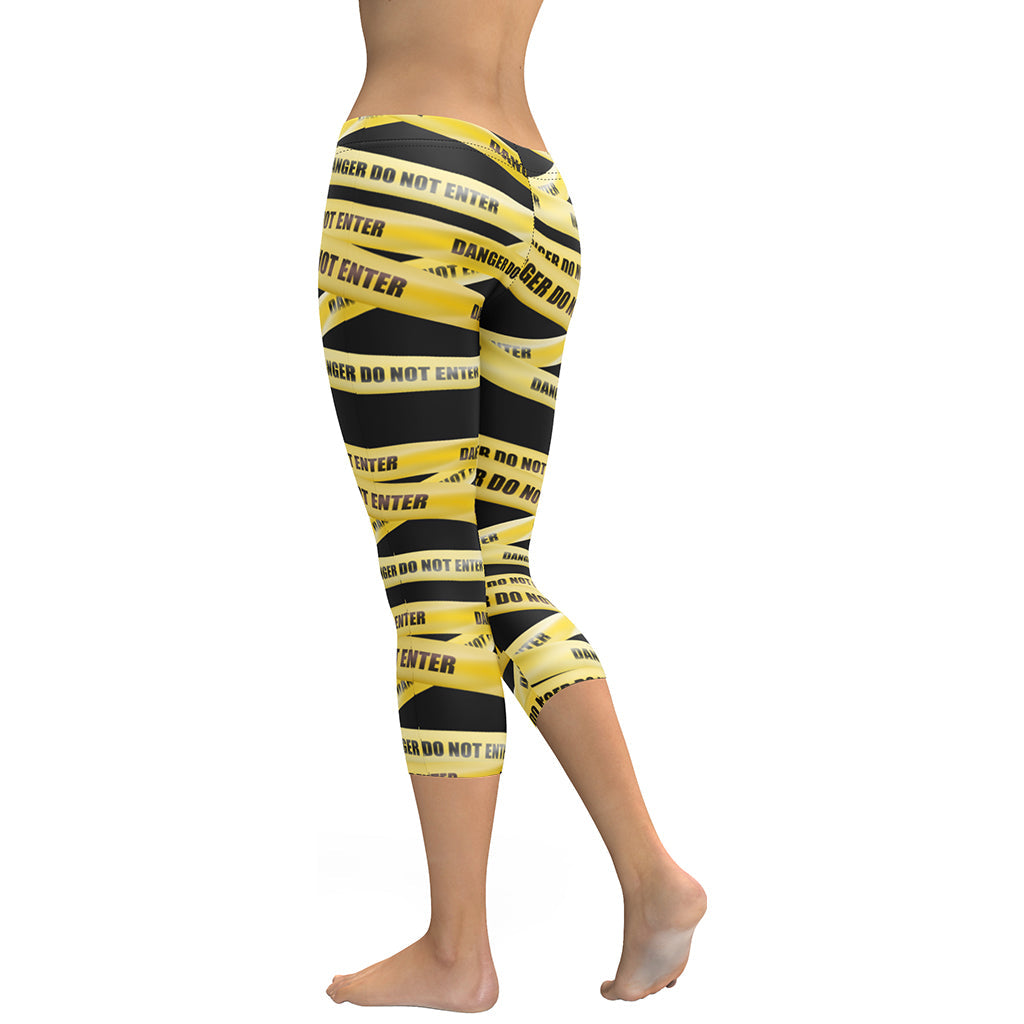 Yellow Tape Capris