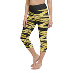 Yellow Tape Yoga Capris