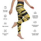 Yellow Tape Yoga Leggings