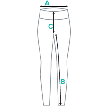 How to measure - Yoga Leggings