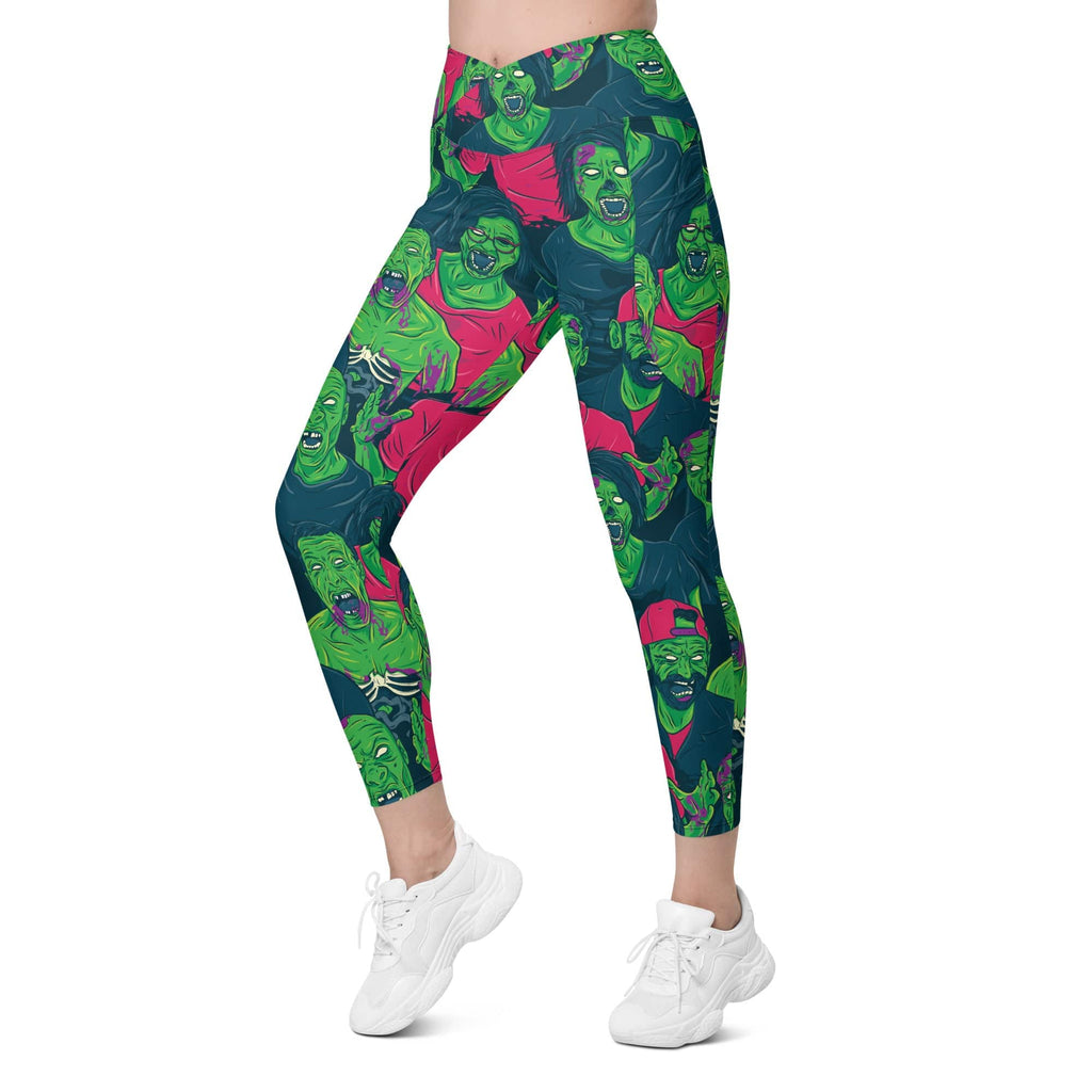 Zombie Crossover Leggings With Pockets