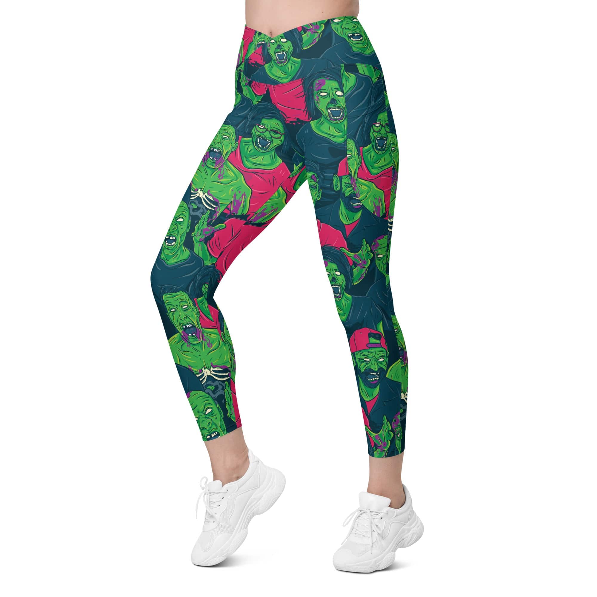 Zombie Crossover Leggings With Pockets