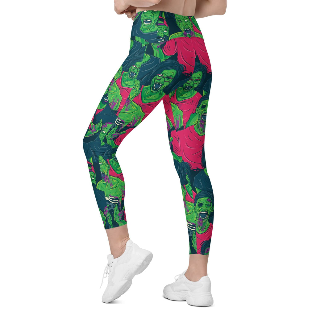 Zombie Crossover Leggings With Pockets