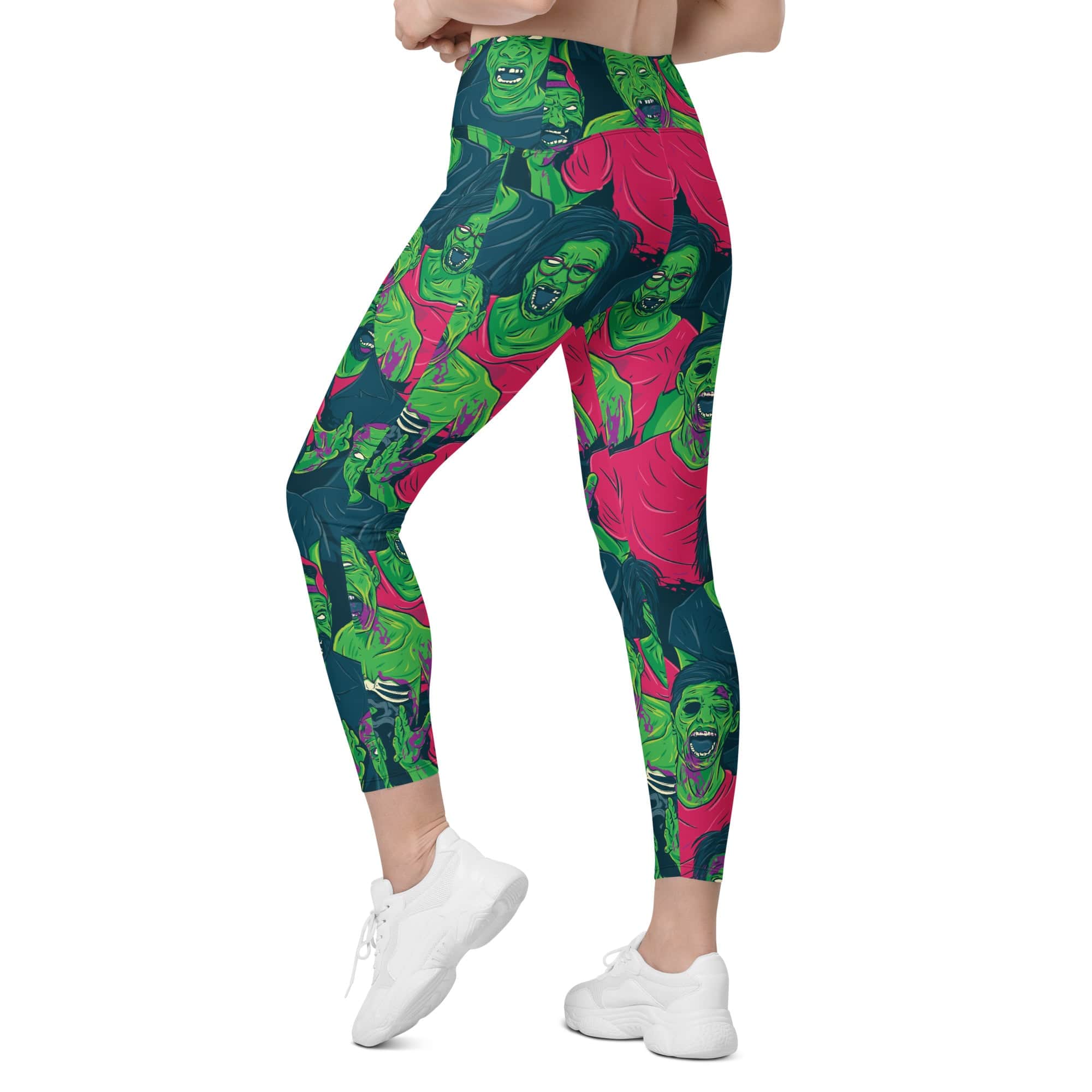 Zombie Crossover Leggings With Pockets