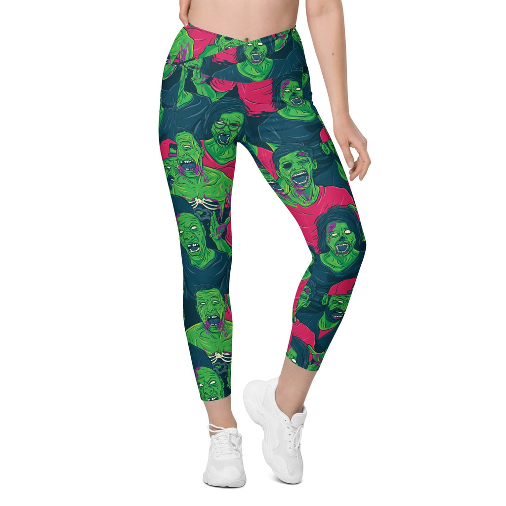 Zombie Crossover Leggings With Pockets
