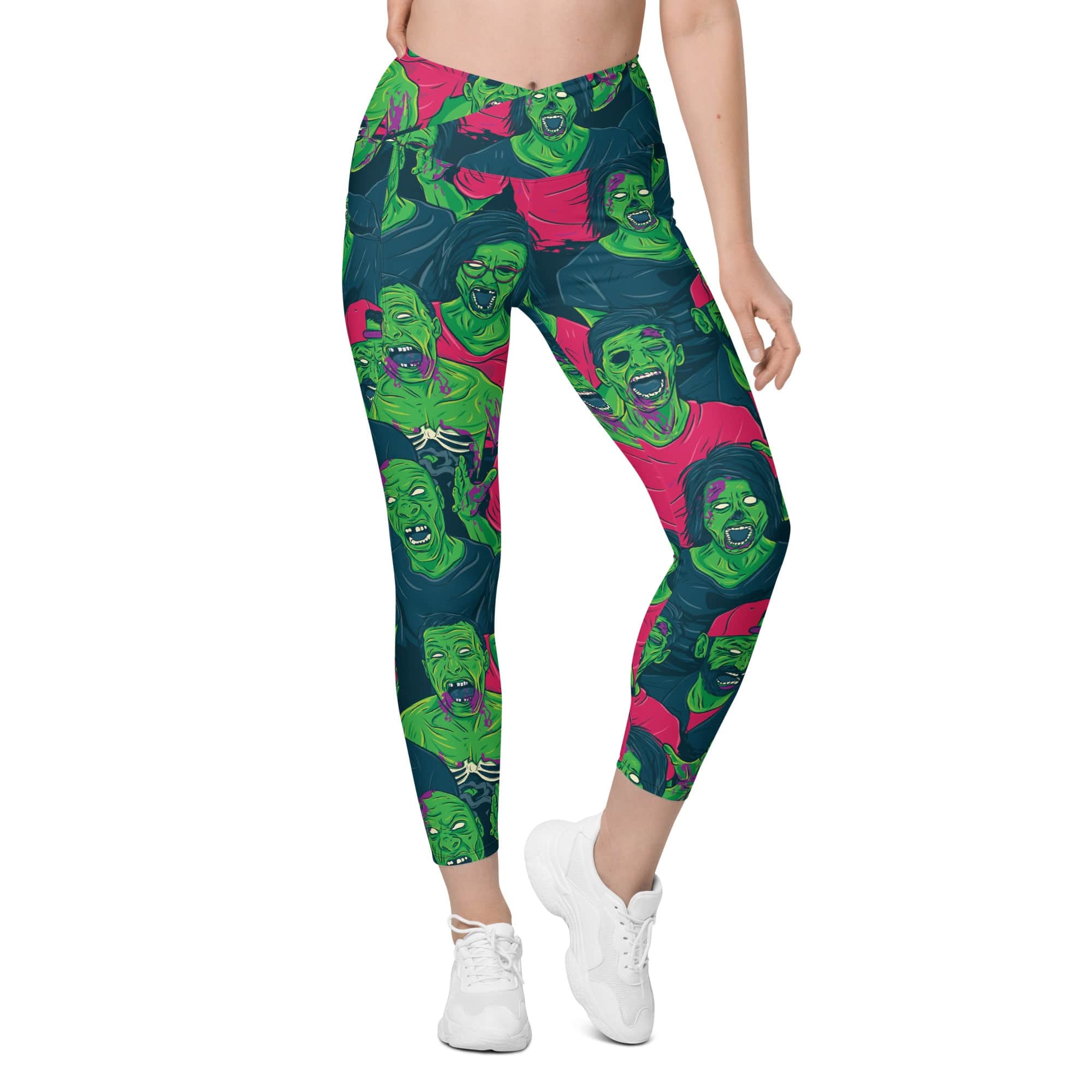 Zombie Crossover Leggings With Pockets