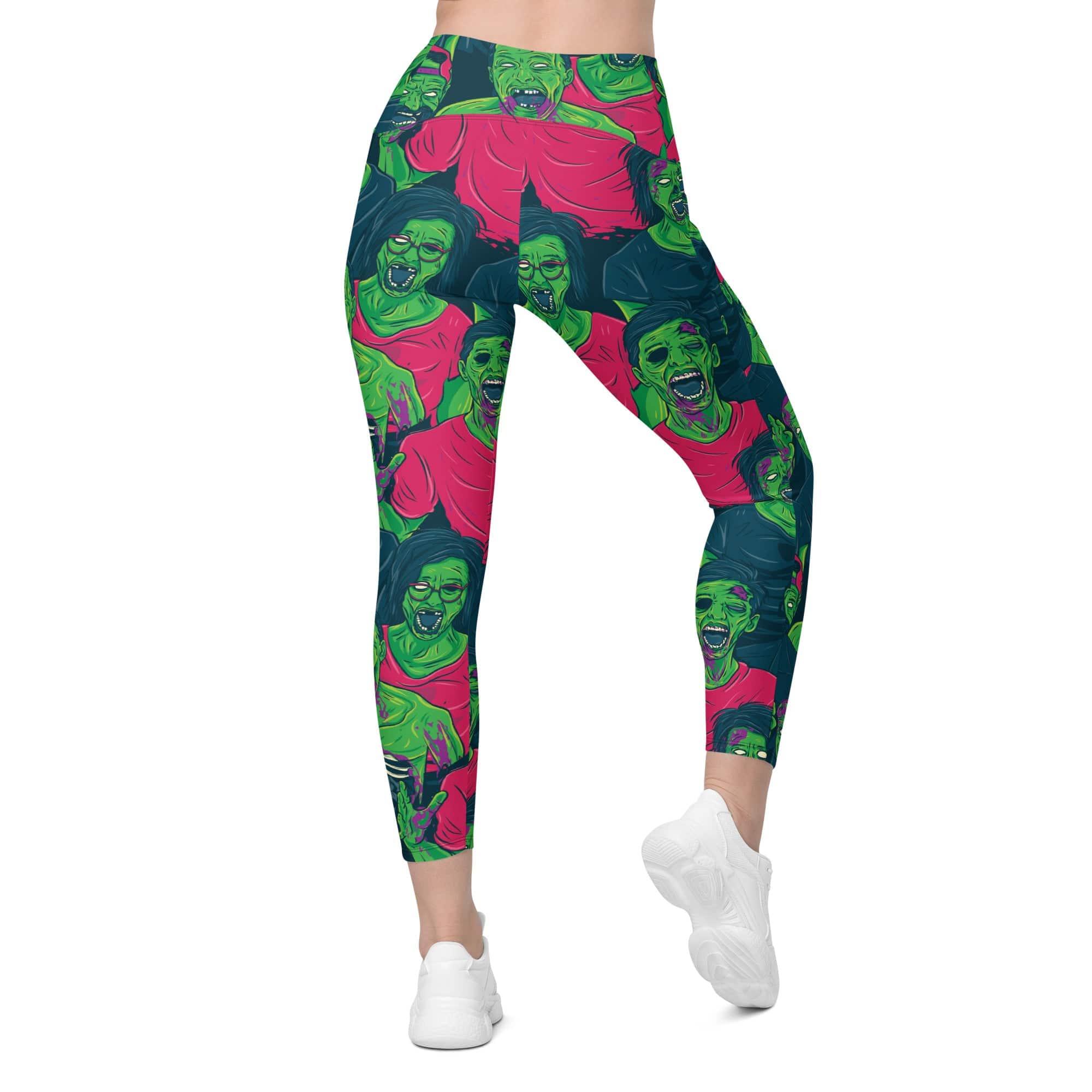 Zombie Crossover Leggings With Pockets