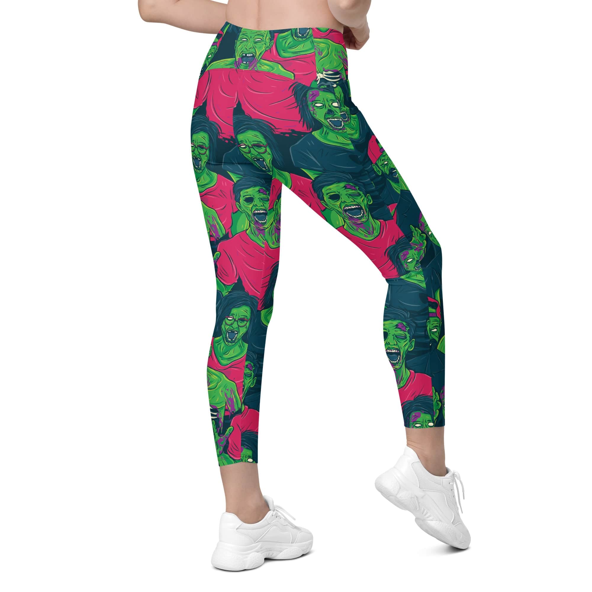 Zombie Crossover Leggings With Pockets