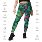 Zombie Crossover Leggings With Pockets