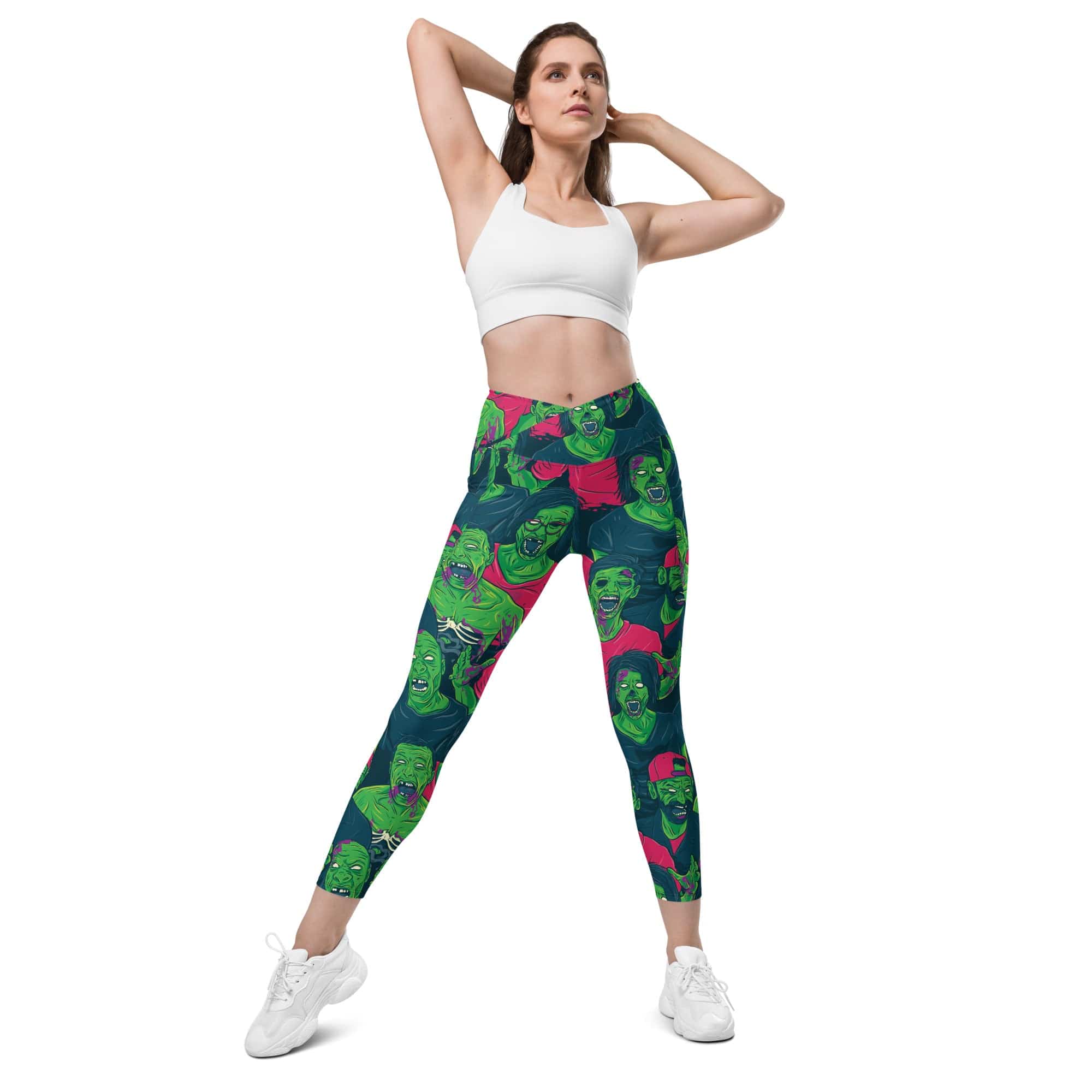 Zombie Crossover Leggings With Pockets