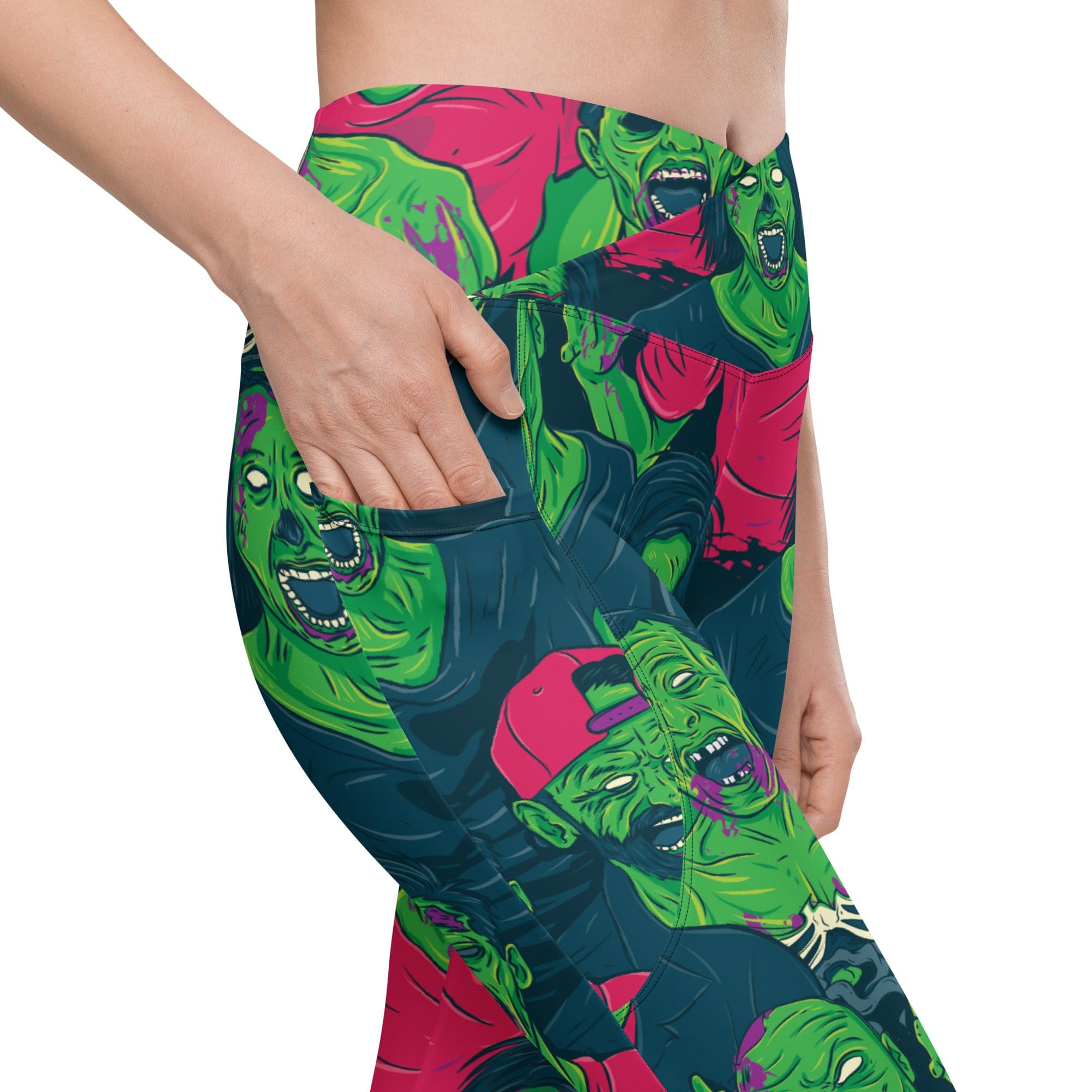 Zombie Crossover Leggings With Pockets