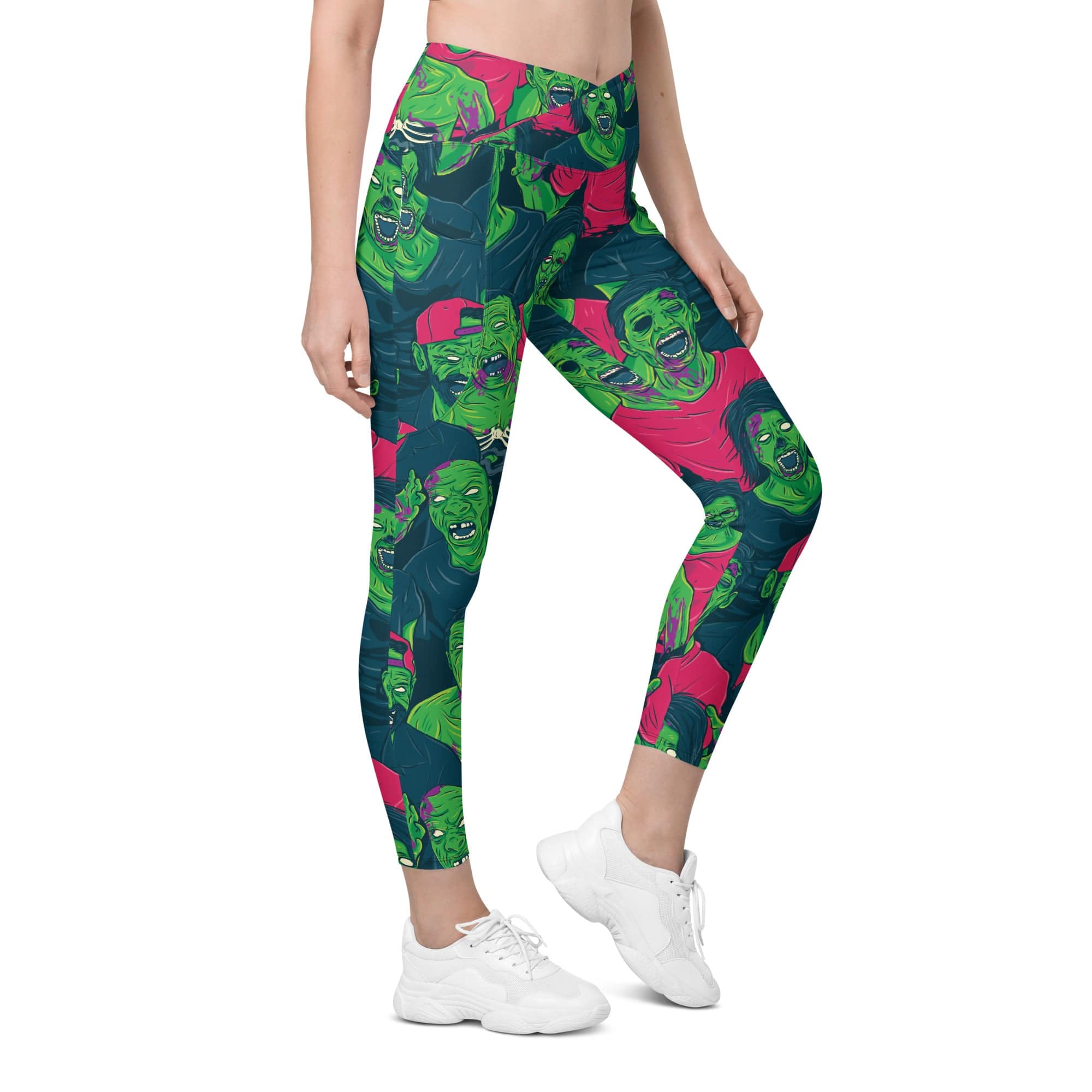 Zombie Crossover Leggings With Pockets