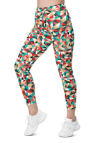 Kaleidoscopic Leggings With Pockets