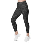 3D Art Deco Leggings With Pockets