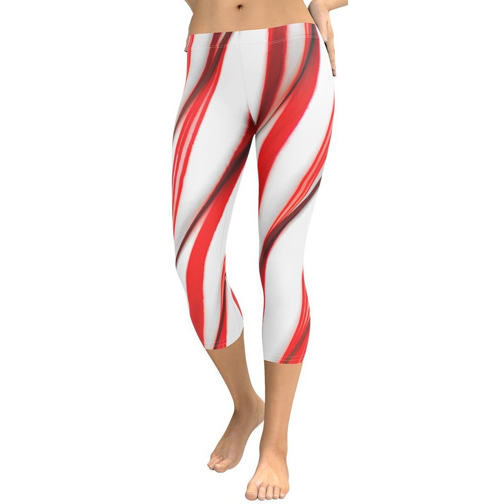 3D Candy Cane Capris